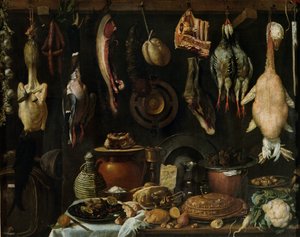 Zátiší herních ptáků, 1624